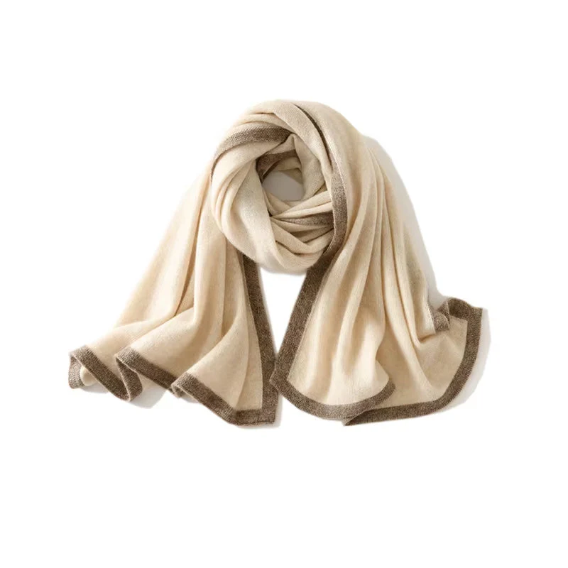 100% Cashmere Knitted Scarf - Image 2