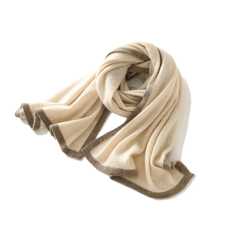 100% Cashmere Knitted Scarf - Image 3