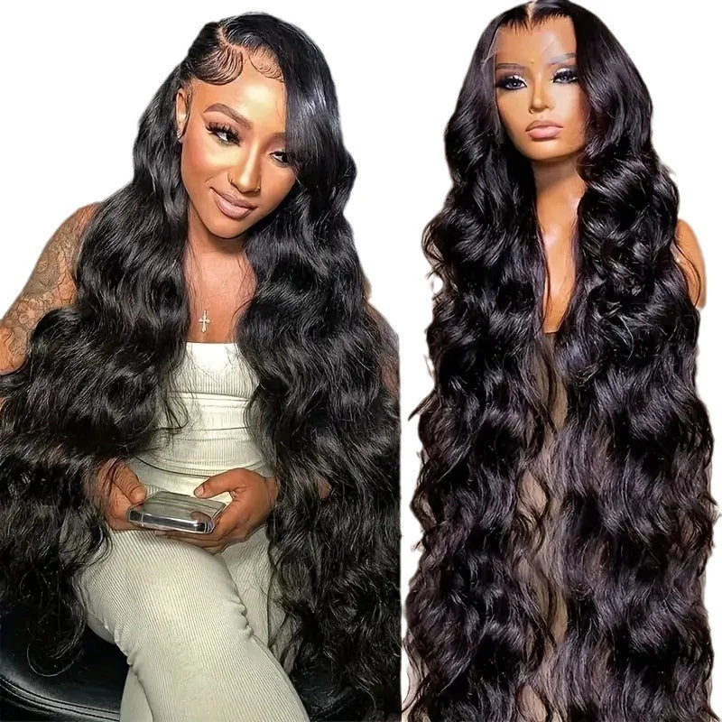 12A Front Lace Full-head Wig Long Bangs Wavy Curly Hair - Image 5