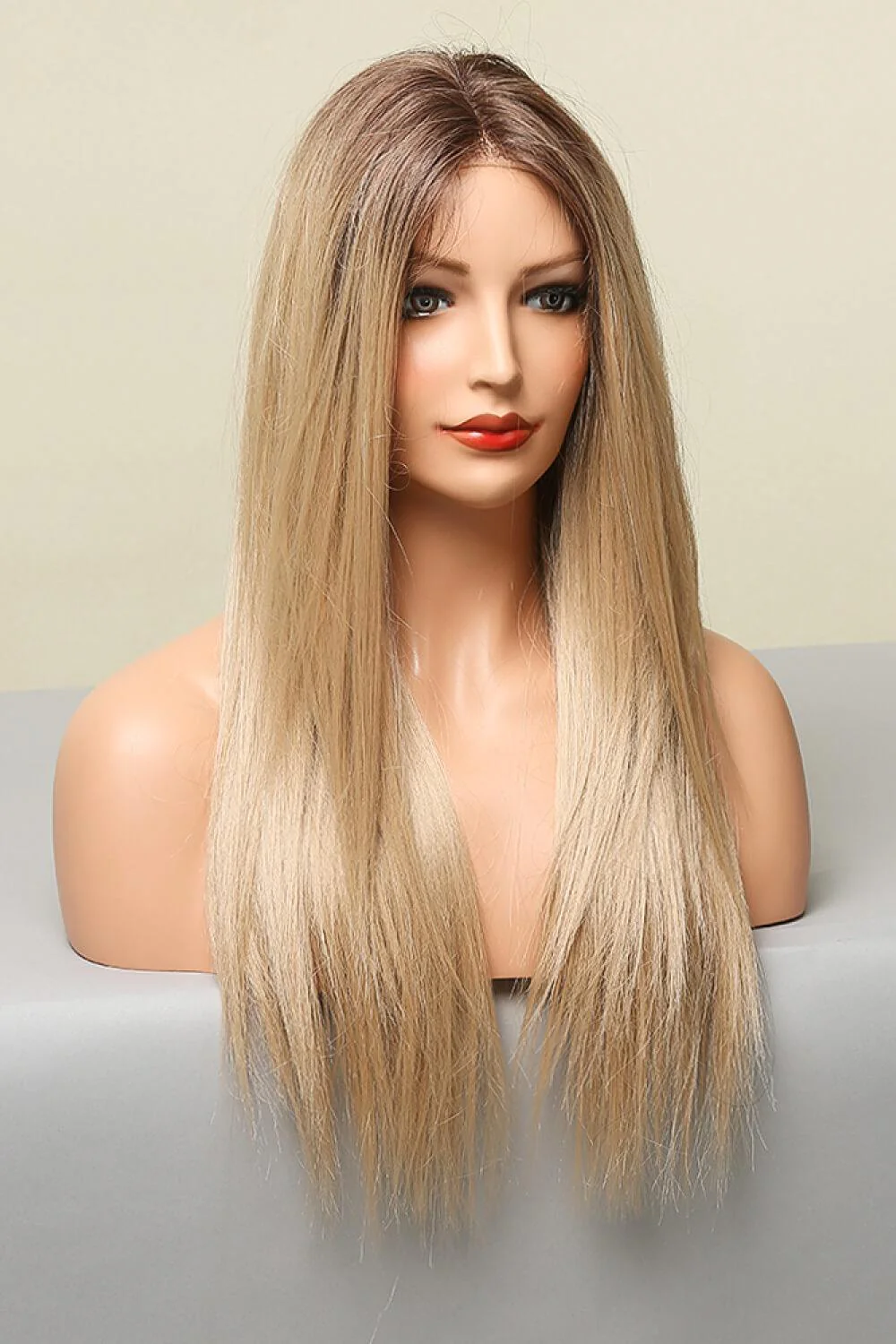 13*2'' Lace Front Wigs Synthetic Long Straight 26'' 150% Density - Image 3