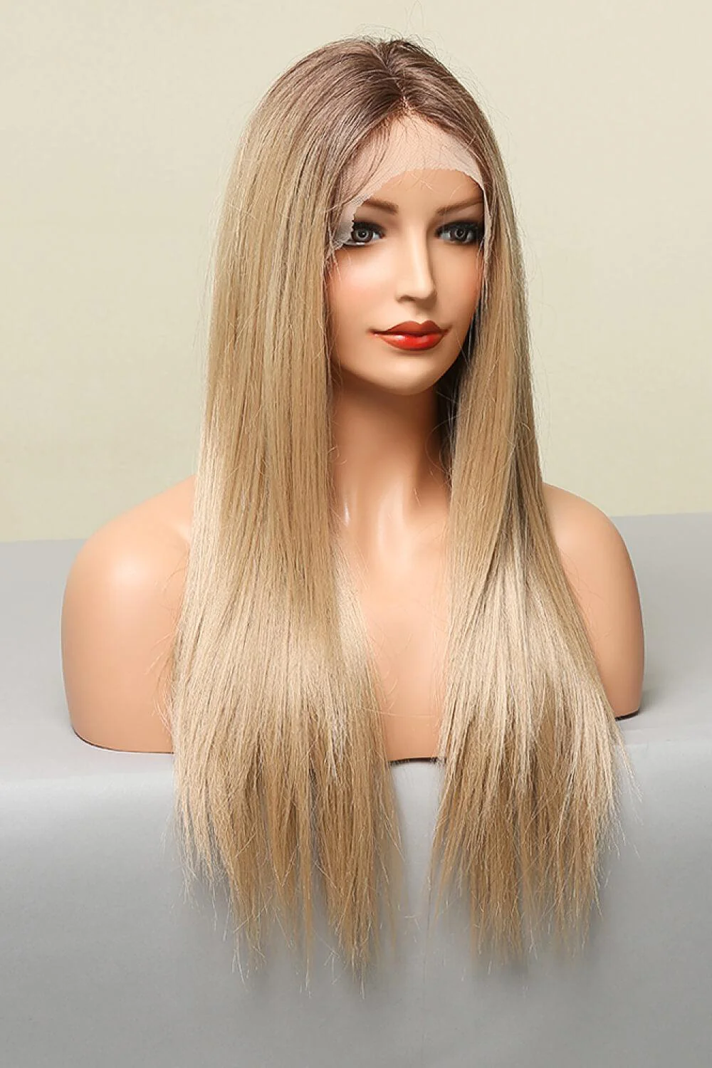 13*2'' Lace Front Wigs Synthetic Long Straight 26'' 150% Density - Image 4