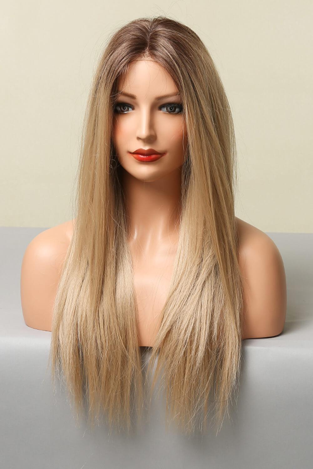 13*2'' Lace Front Wigs Synthetic Long Straight 26'' 150% Density - Image 5