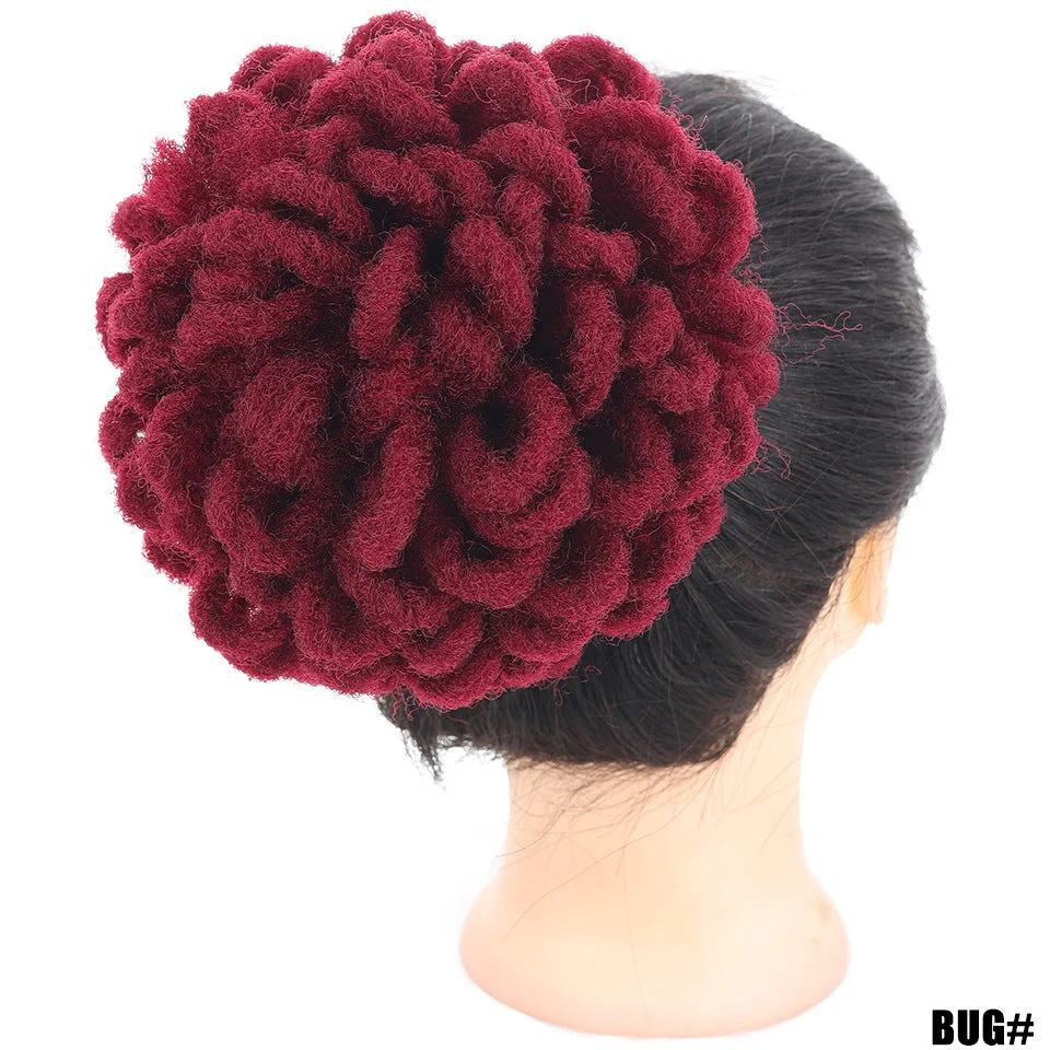 African Wig Bun Hair Bag Drawstring Dreadlocks Afro Hair Bag - Image 14