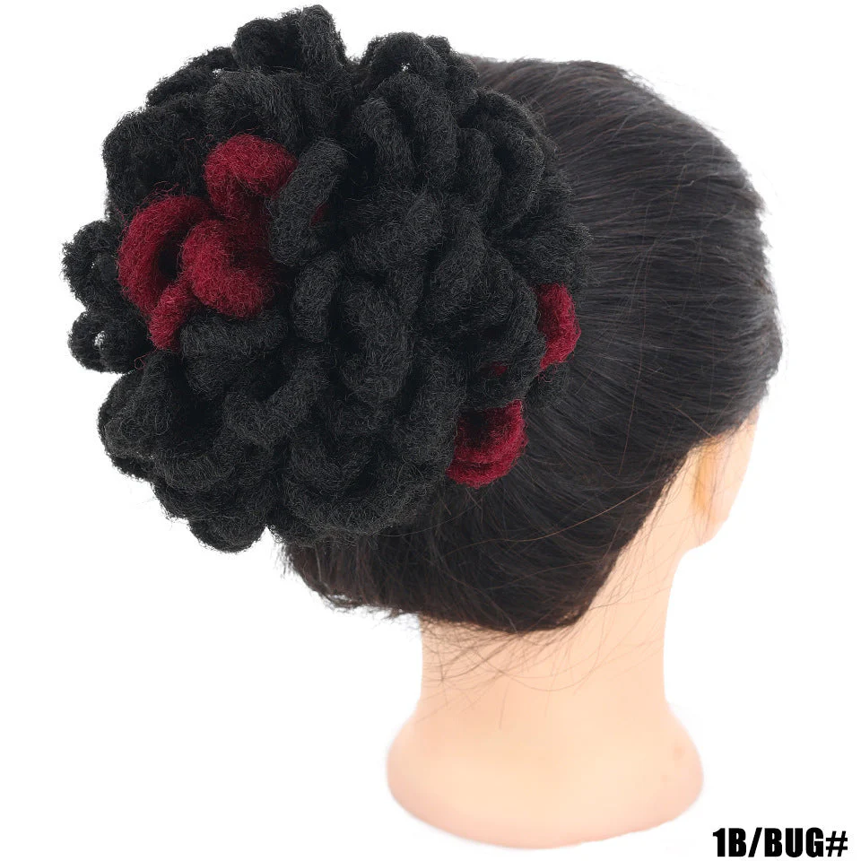 African Wig Bun Hair Bag Drawstring Dreadlocks Afro Hair Bag - Image 15