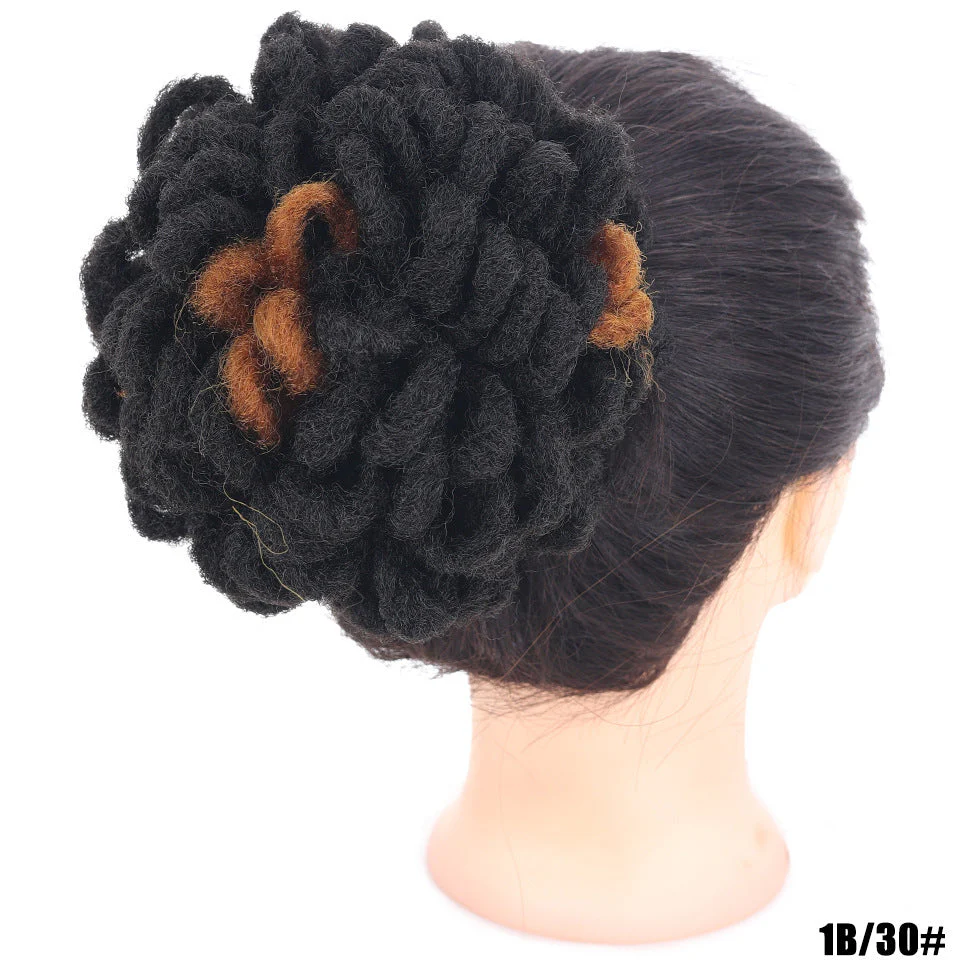 African Wig Bun Hair Bag Drawstring Dreadlocks Afro Hair Bag - Image 16