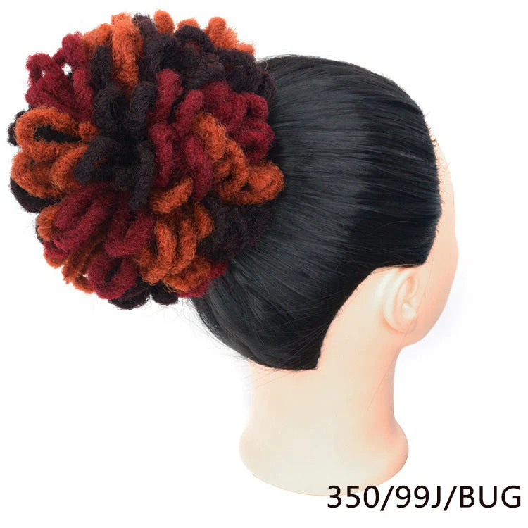 African Wig Bun Hair Bag Drawstring Dreadlocks Afro Hair Bag - Image 17