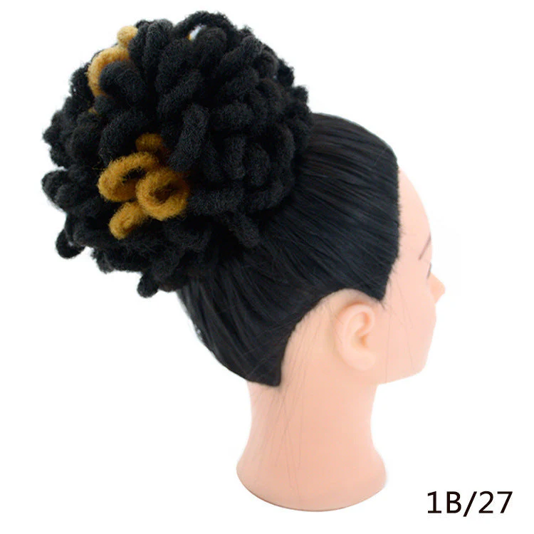 African Wig Bun Hair Bag Drawstring Dreadlocks Afro Hair Bag - Image 18