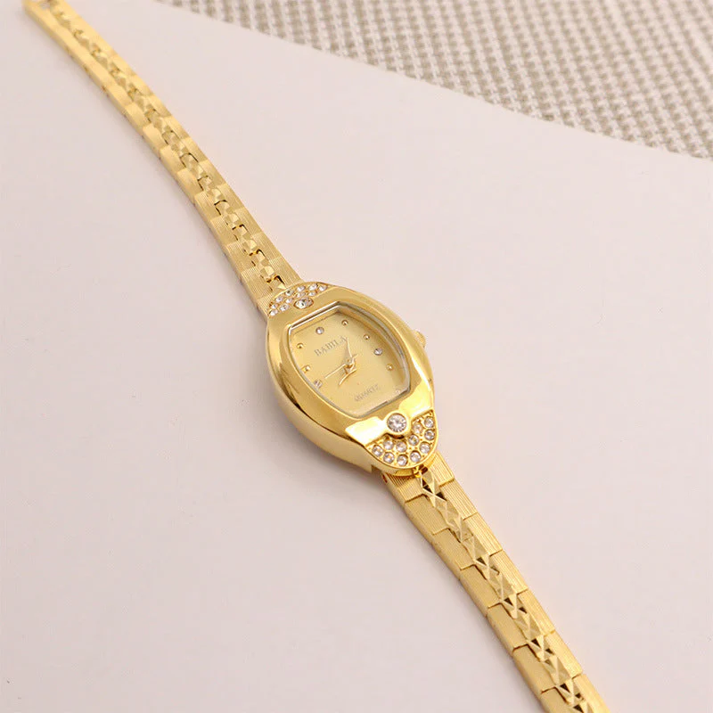 Alluvial Gold Vintage Pineapple Pattern Watch - Image 4