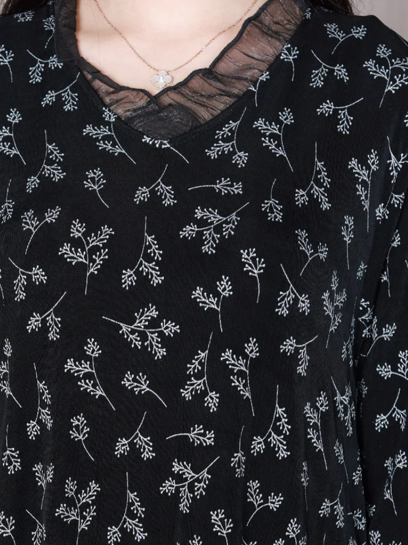 Angel Of Mine V-neck A-line Dress - Image 4