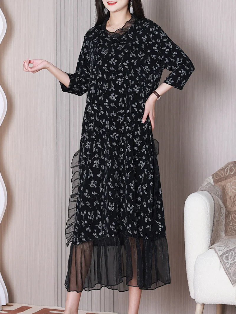 Angel Of Mine V-neck A-line Dress - Image 5