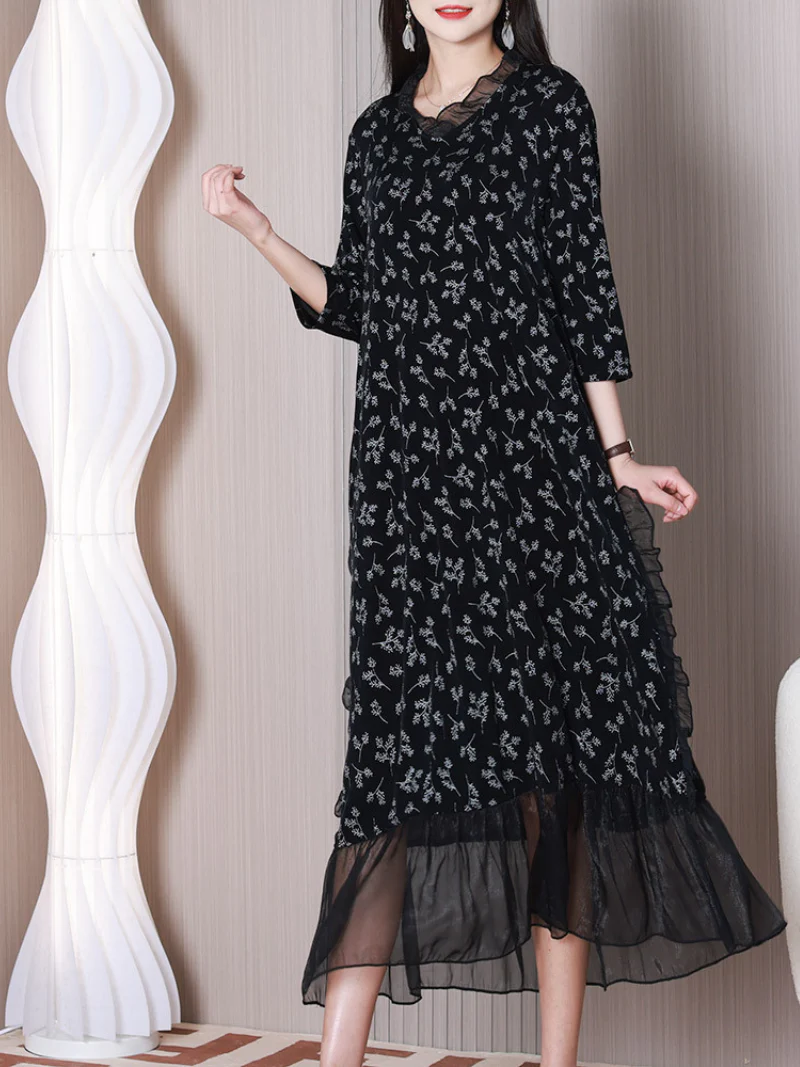Angel Of Mine V-neck A-line Dress - Image 6