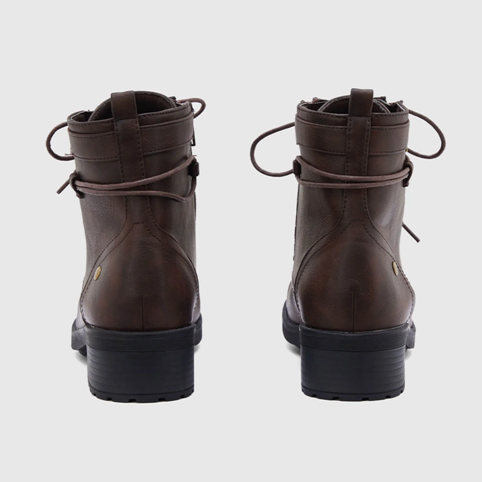 Warm Leather Martin Ankle Boots - Image 13