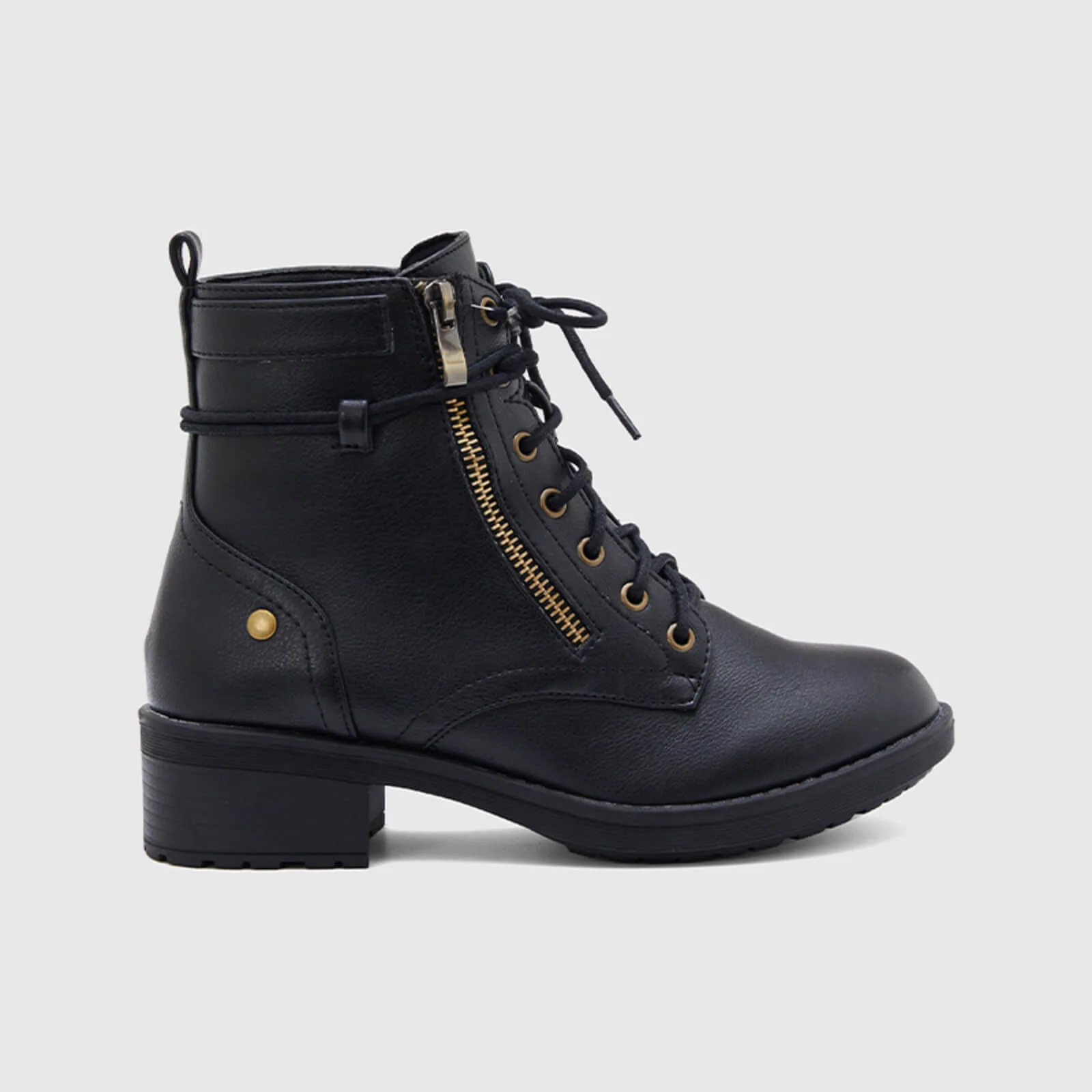 Warm Leather Martin Ankle Boots - Image 2