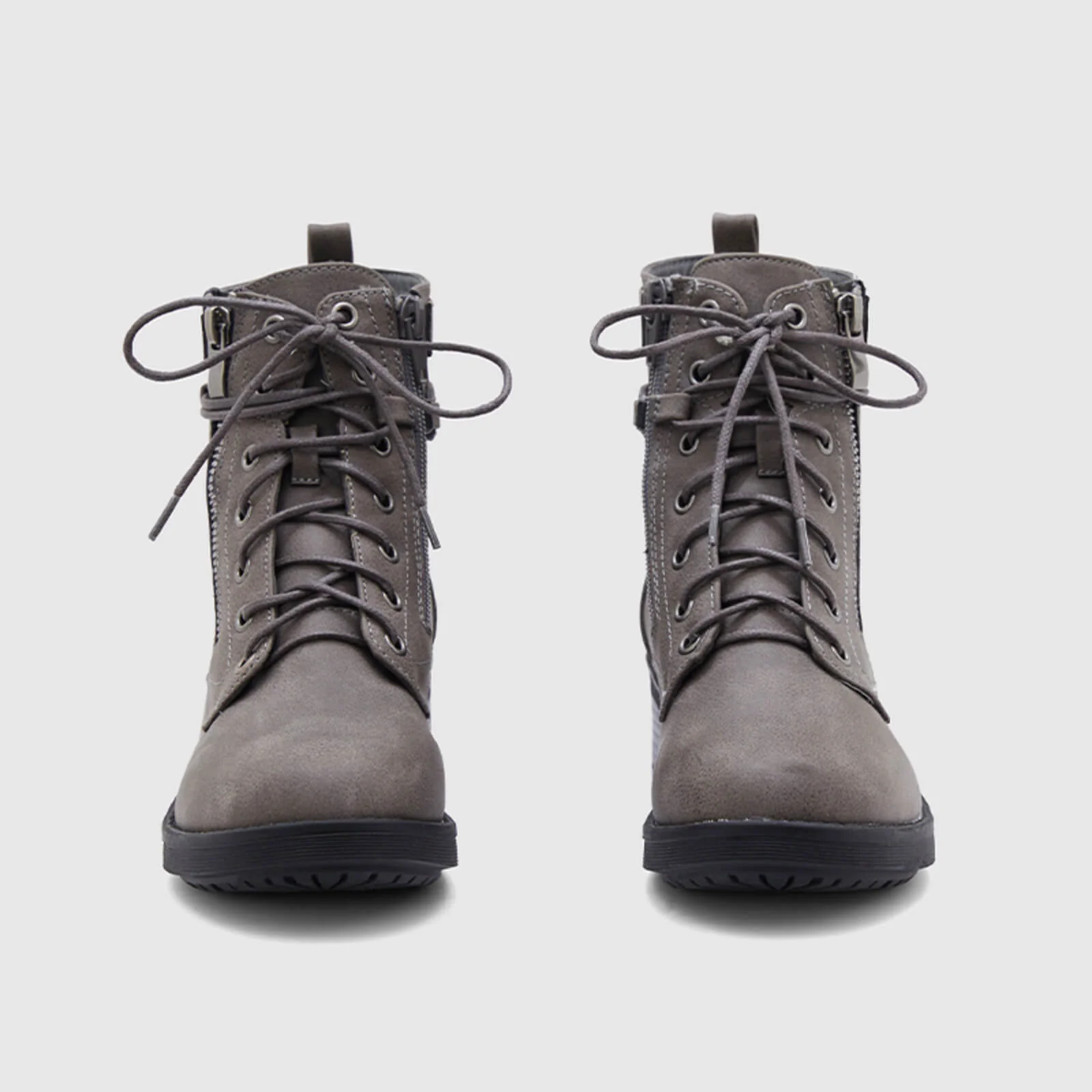 Warm Leather Martin Ankle Boots - Image 21