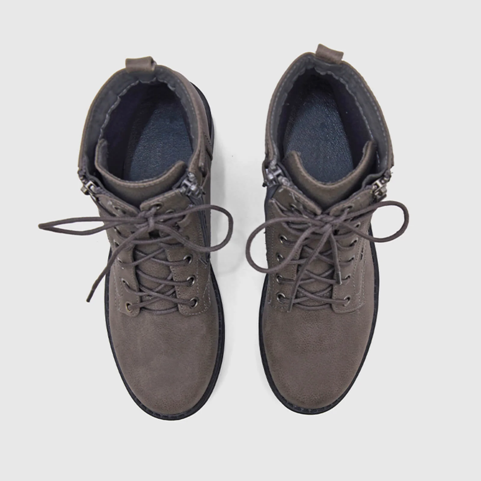 Warm Leather Martin Ankle Boots - Image 23