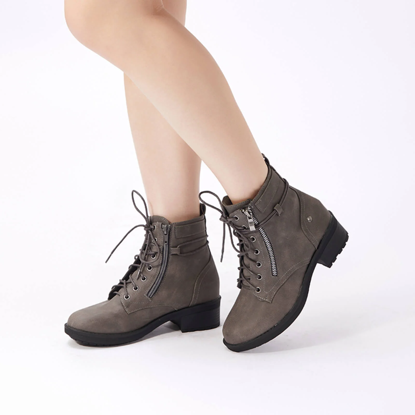 Warm Leather Martin Ankle Boots - Image 26
