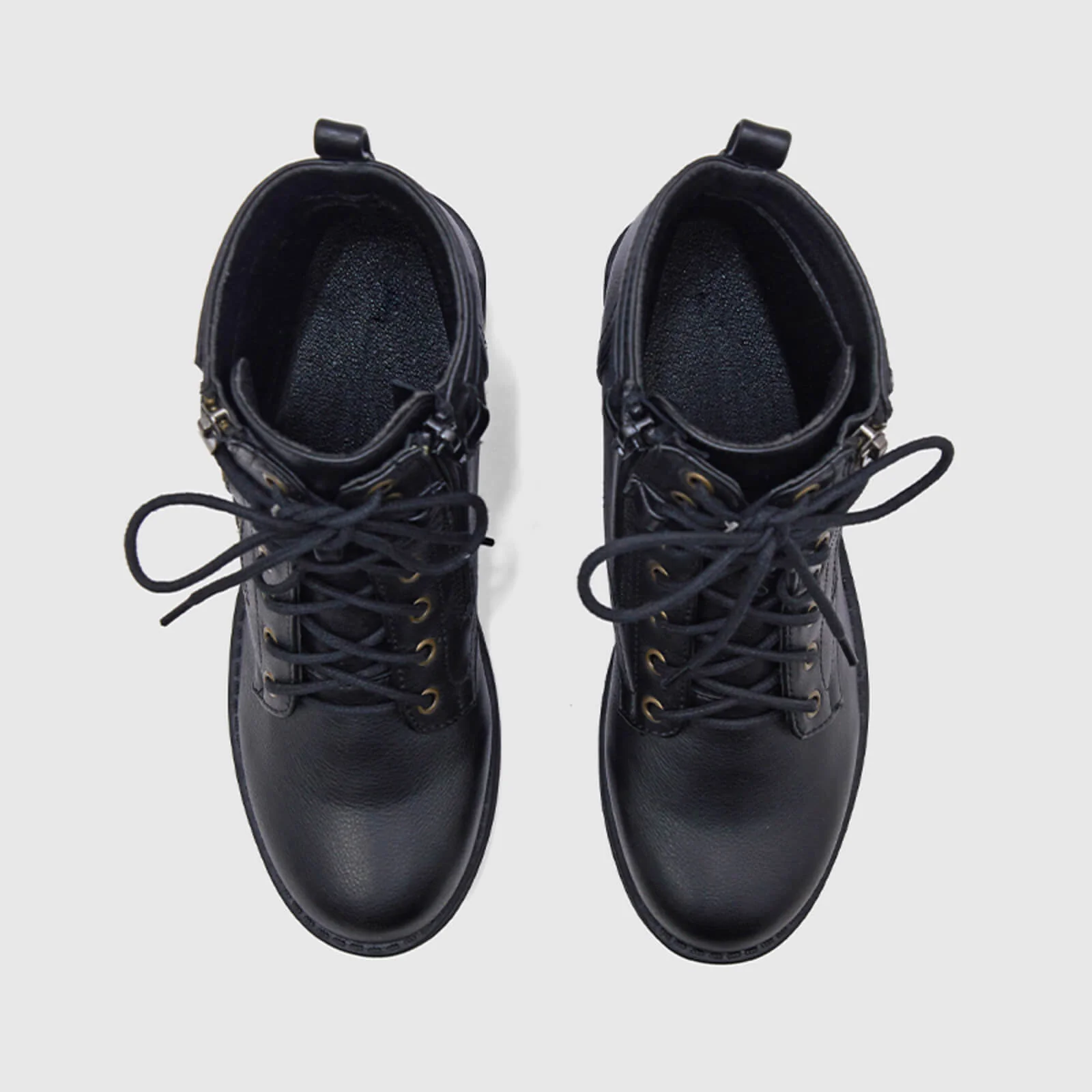 Warm Leather Martin Ankle Boots - Image 5