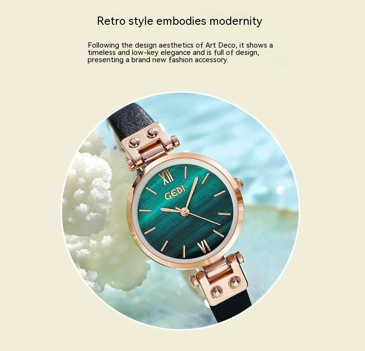 Art-style Student's Watch Waterproof Watch With Delicate And Small Dial - Image 9