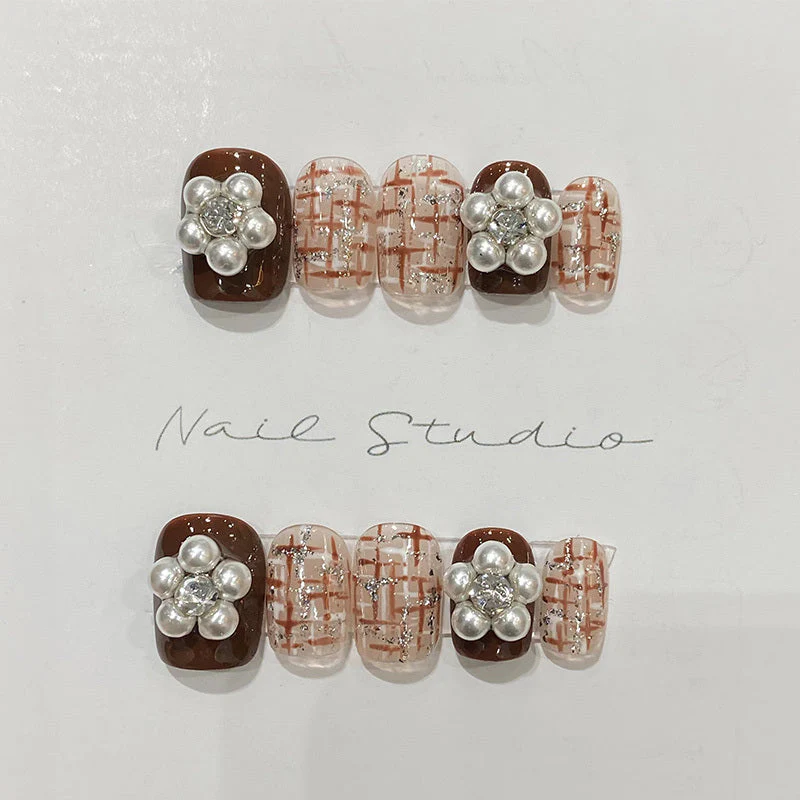 Autumn And Winter Year Bride Wears Nail Finished Nail Patch - Image 2