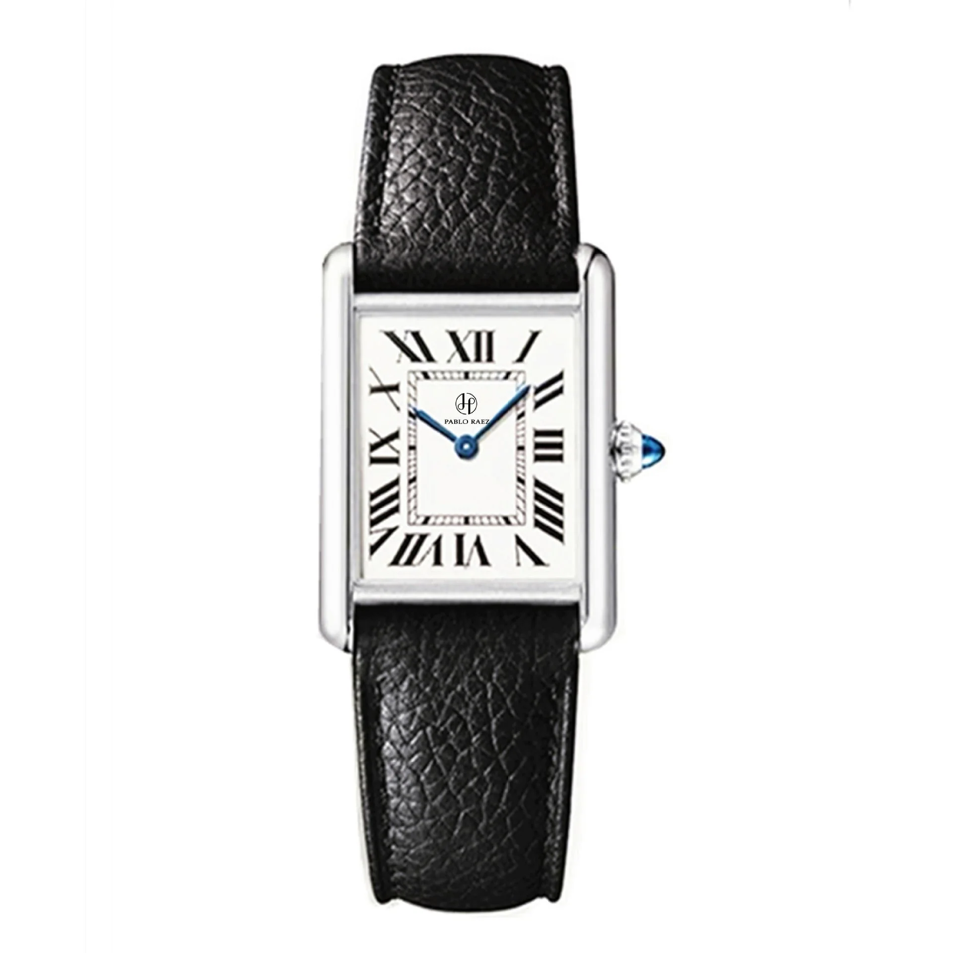 Belt Rectangular Dial Roman Scale Quartz Watch - Image 4
