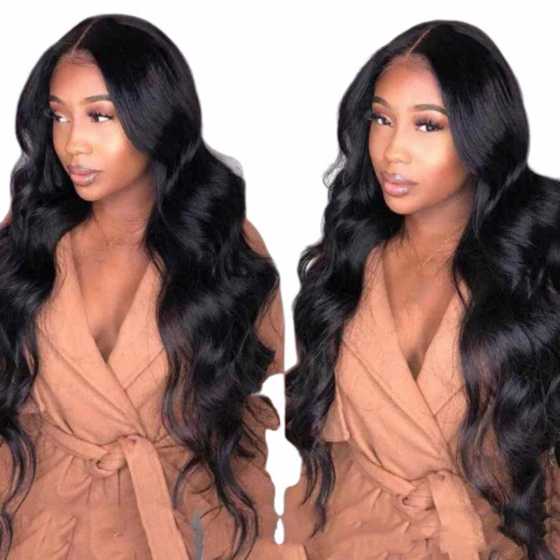 Big Wave Curly African Black Synthetic Wigs - Image 2