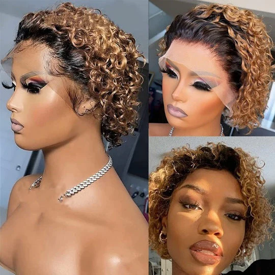 Black Wrapped Tube Small Curly Hair Short Wig Chemical Fiber Wig - Image 8