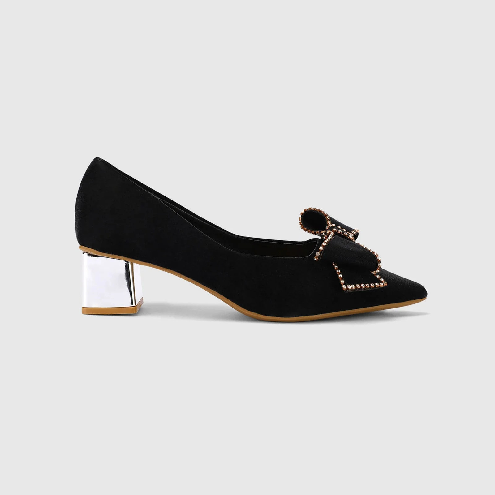 Block Heeled Pumps for evening party - Image 10