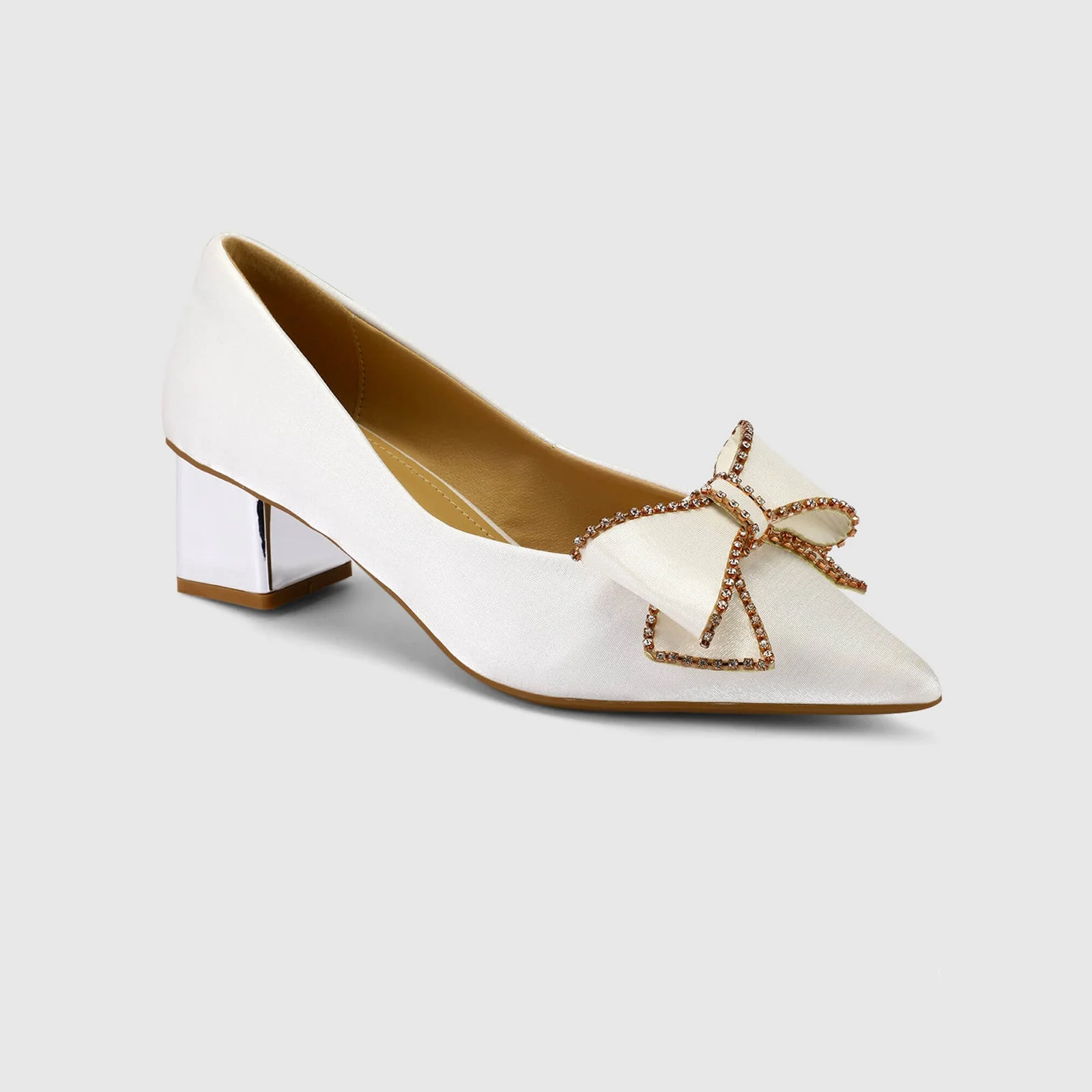 Block Heeled Pumps for evening party - Image 13
