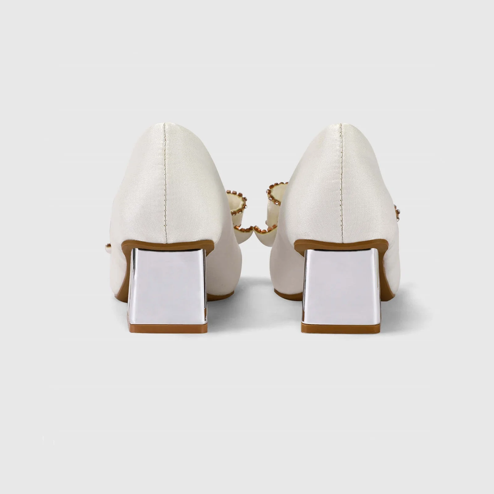 Block Heeled Pumps for evening party - Image 15