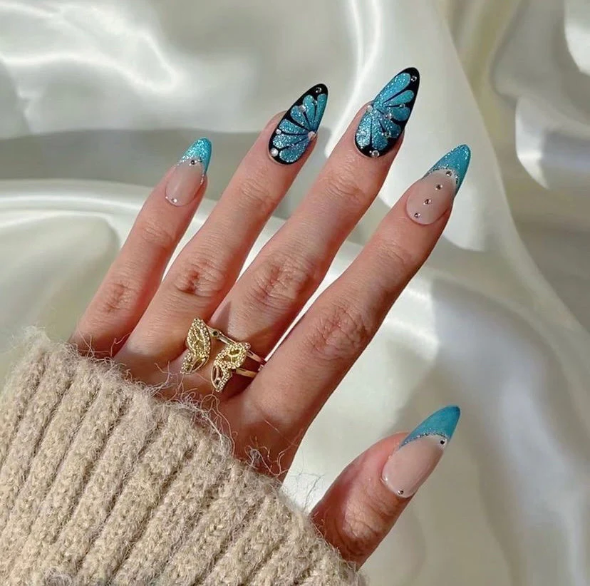 Blue Butterfly Handmade Custom Wear Armor - Image 3
