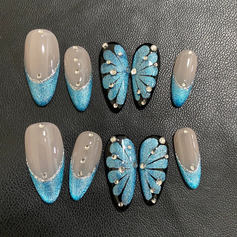 Blue Butterfly Handmade Custom Wear Armor - Image 7