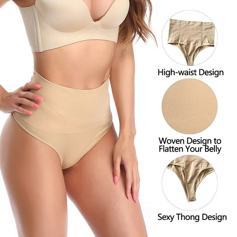 Body Shaper High Waist Thongs - Image 2