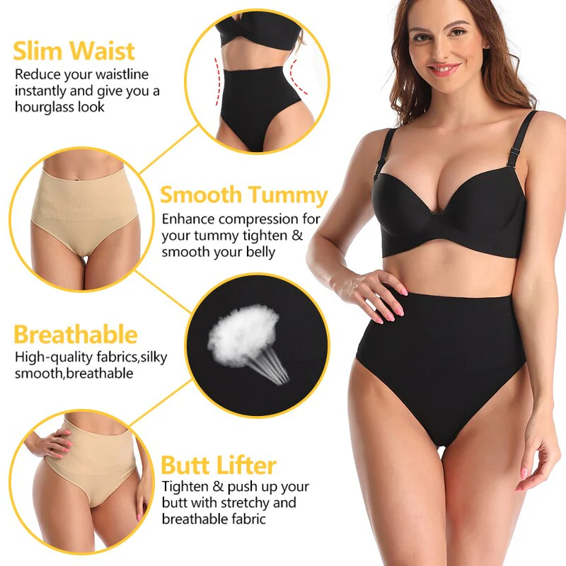 Body Shaper High Waist Thongs - Image 5
