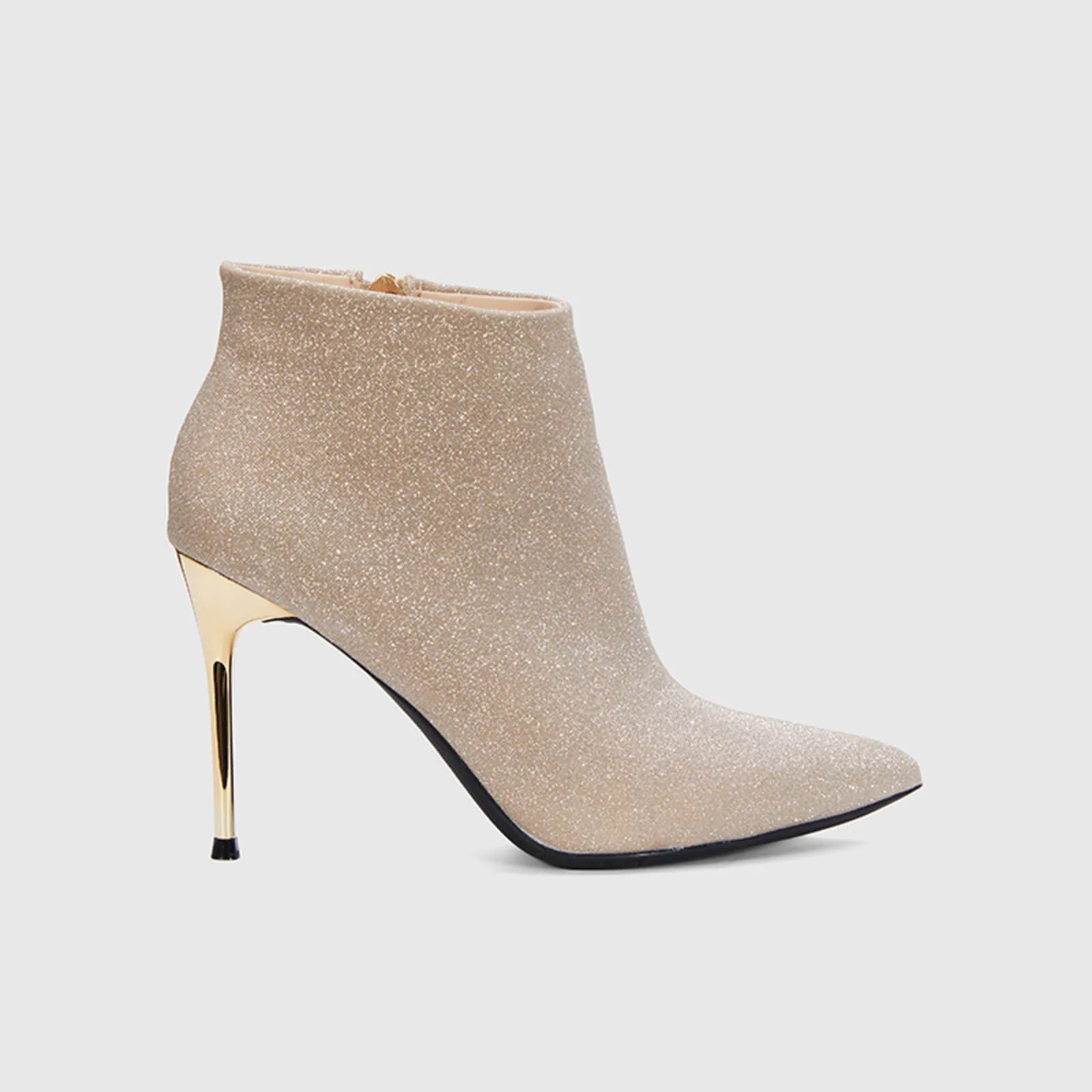 Elegant Shiny Stiletto Party Ankle Boots - Image 2