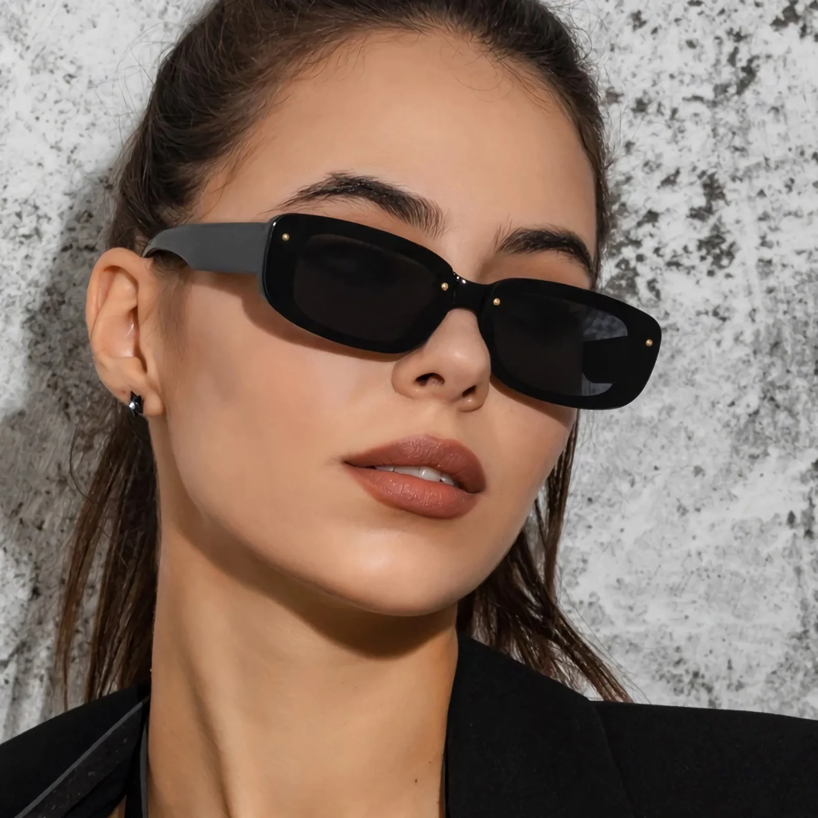 Candy Color Rectangle Sunglasses - Image 14