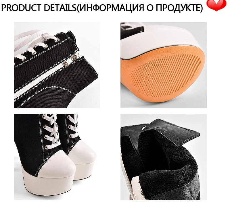 Canvas Ankle Boots - Image 11