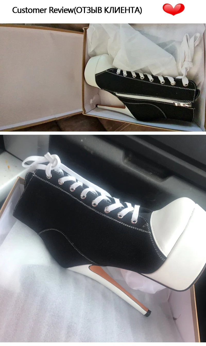 Canvas Ankle Boots - Image 13