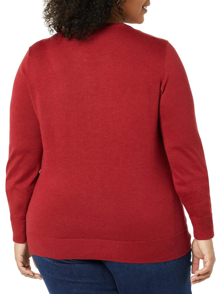 Casual Long Sleeve Cardigan Sweater - Image 14