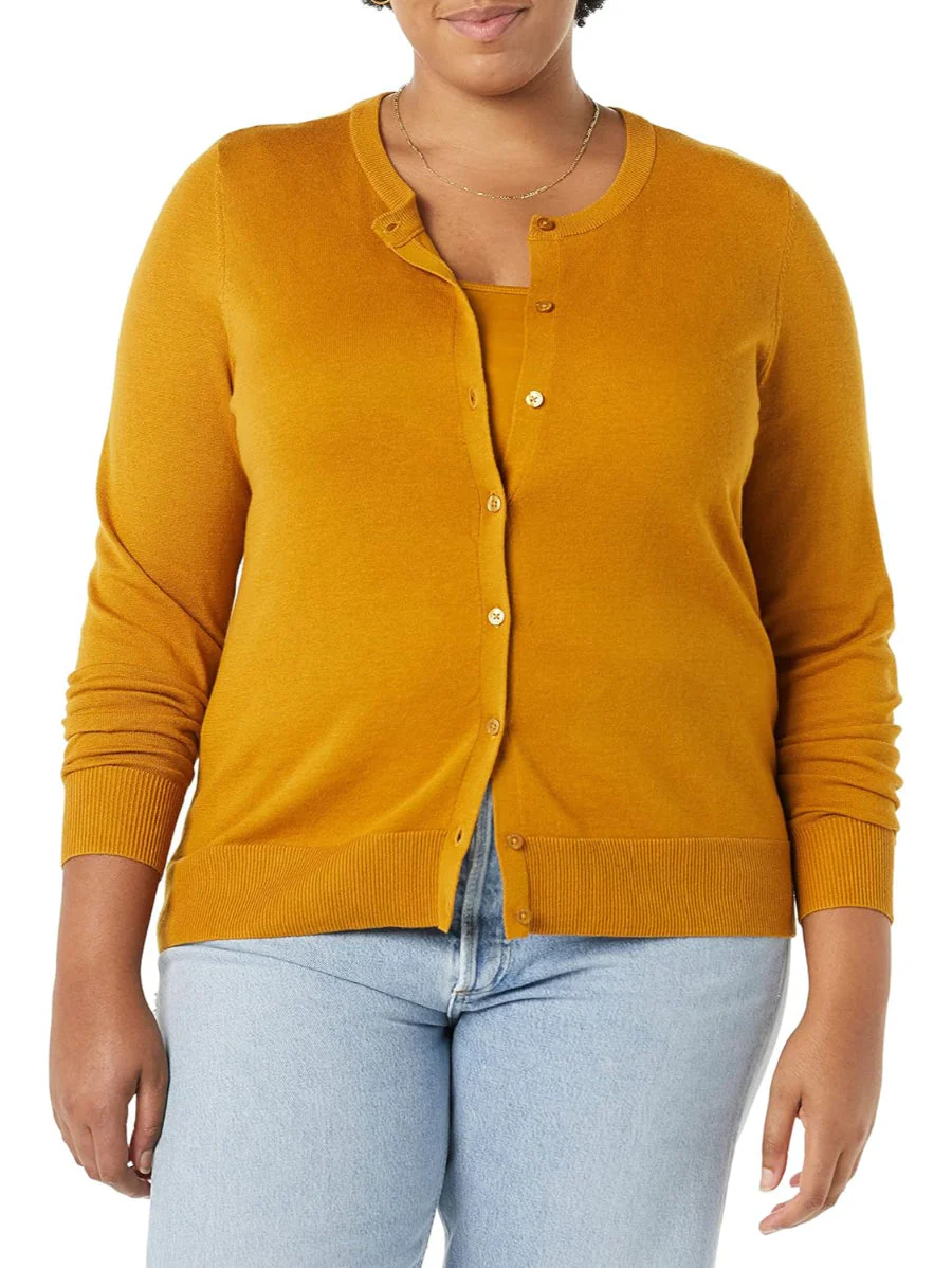 Casual Long Sleeve Cardigan Sweater - Image 31