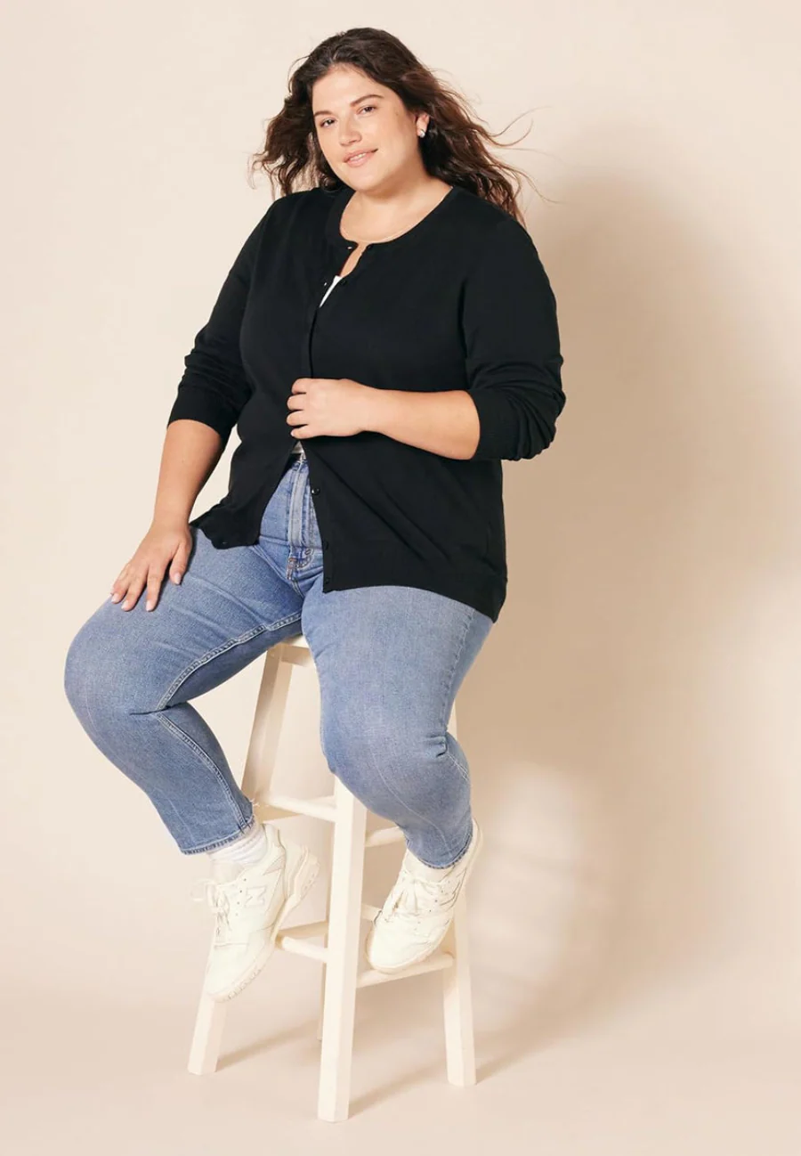 Casual Long Sleeve Cardigan Sweater - Image 4