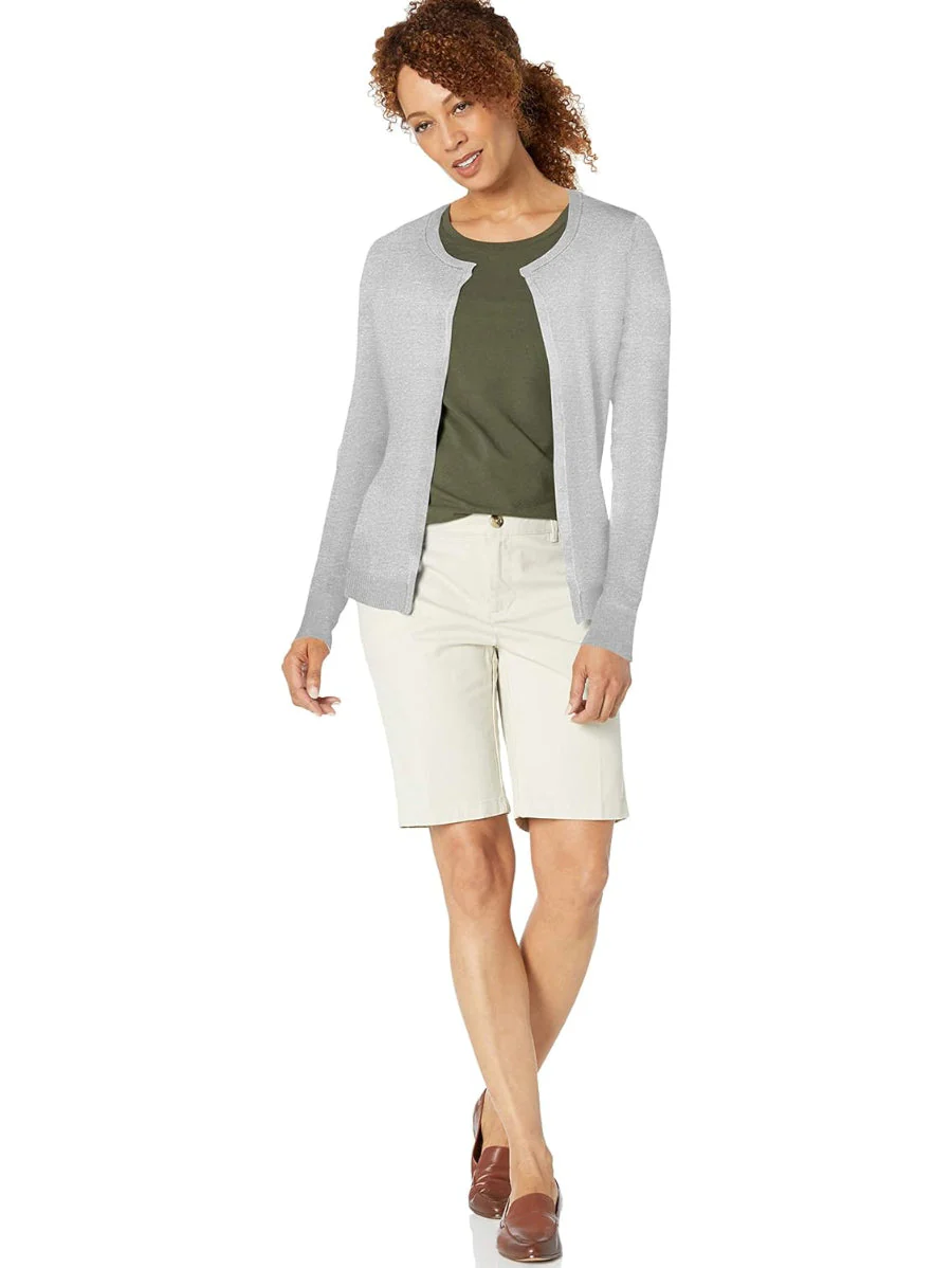 Casual Long Sleeve Cardigan Sweater - Image 9