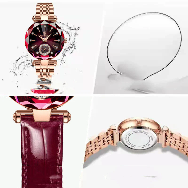 Casual Waterproof Leather Strap Watch - Image 2