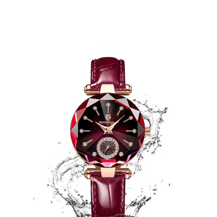 Casual Waterproof Leather Strap Watch - Image 3