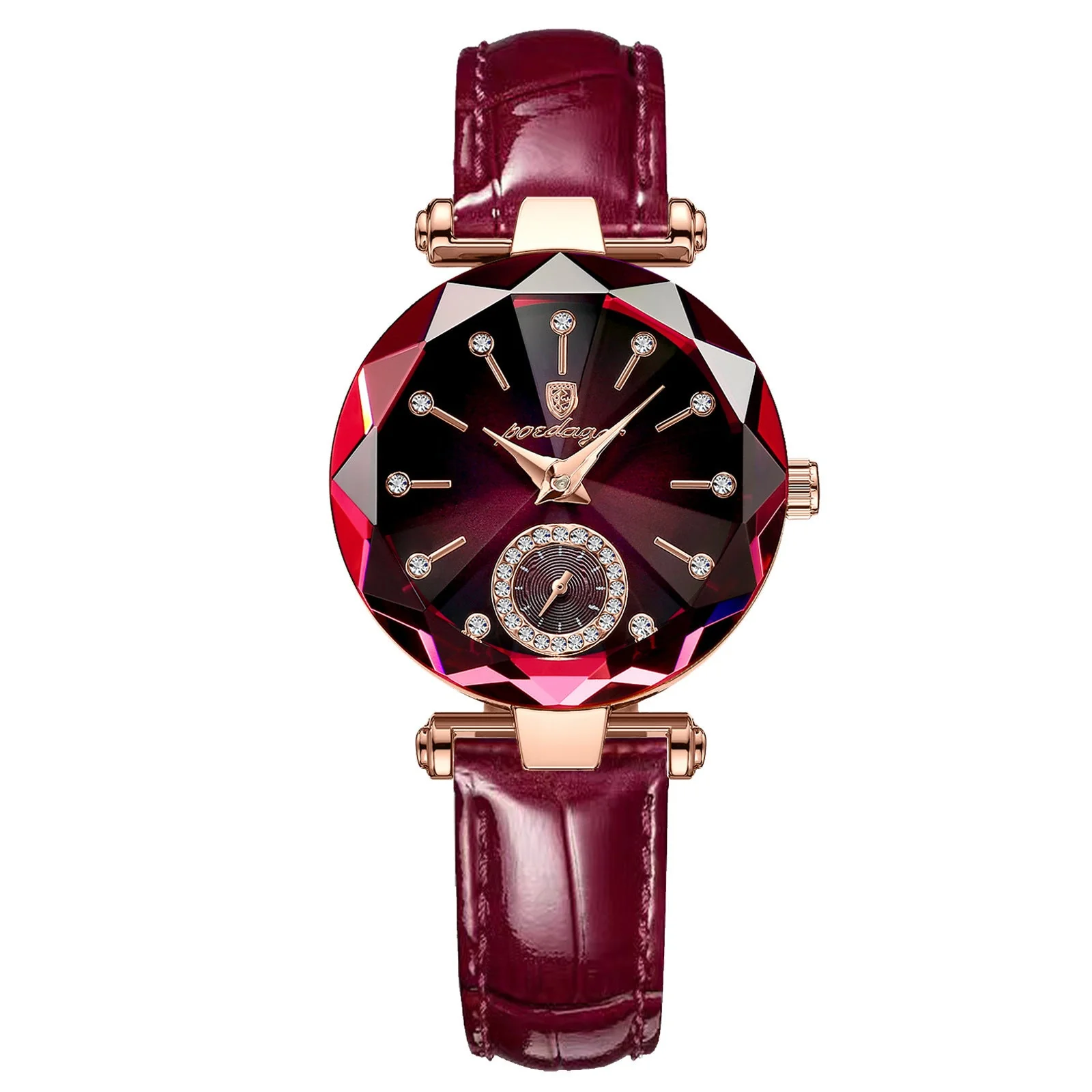 Casual Waterproof Leather Strap Watch - Image 5