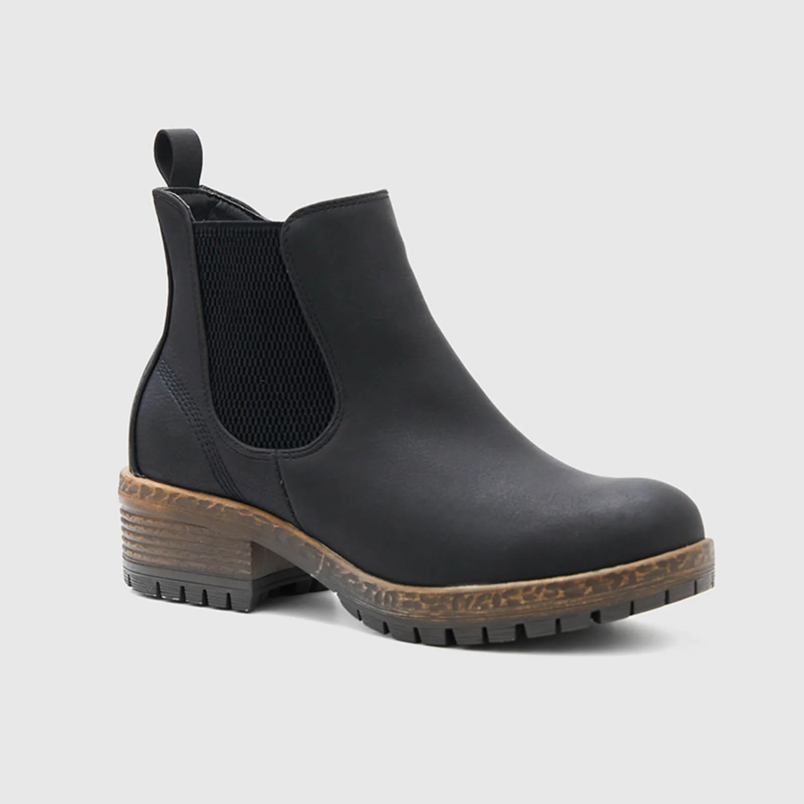 Low Heel Vintage Style Chelsea Ankle Booties - Image 19