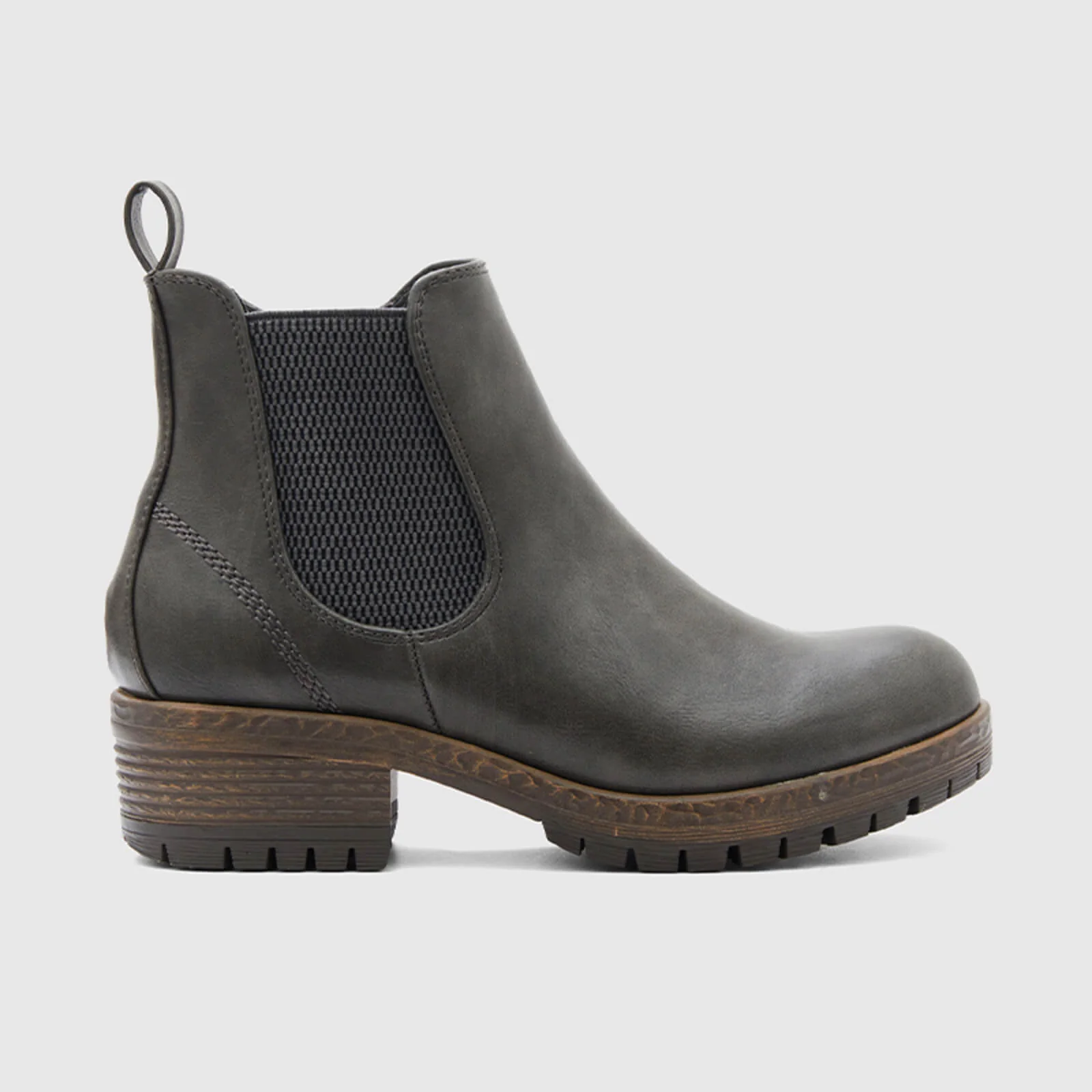 Low Heel Vintage Style Chelsea Ankle Booties - Image 2