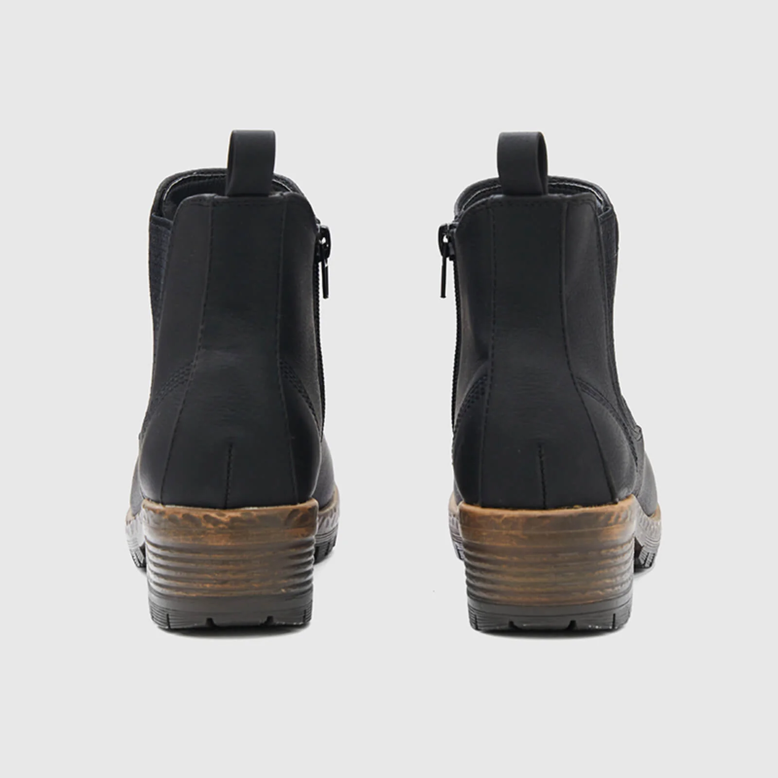 Low Heel Vintage Style Chelsea Ankle Booties - Image 22