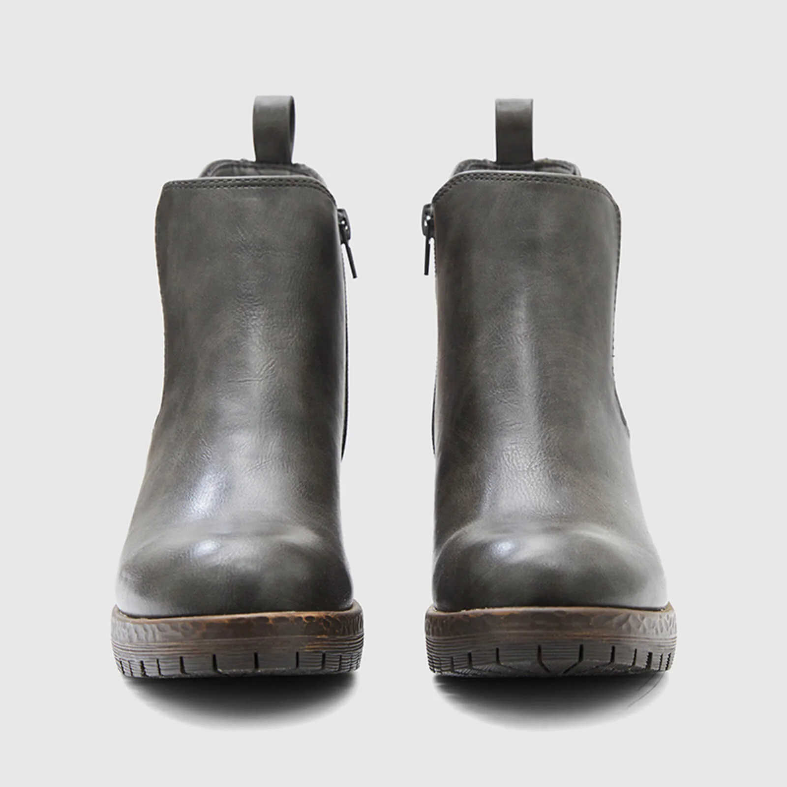 Low Heel Vintage Style Chelsea Ankle Booties - Image 3