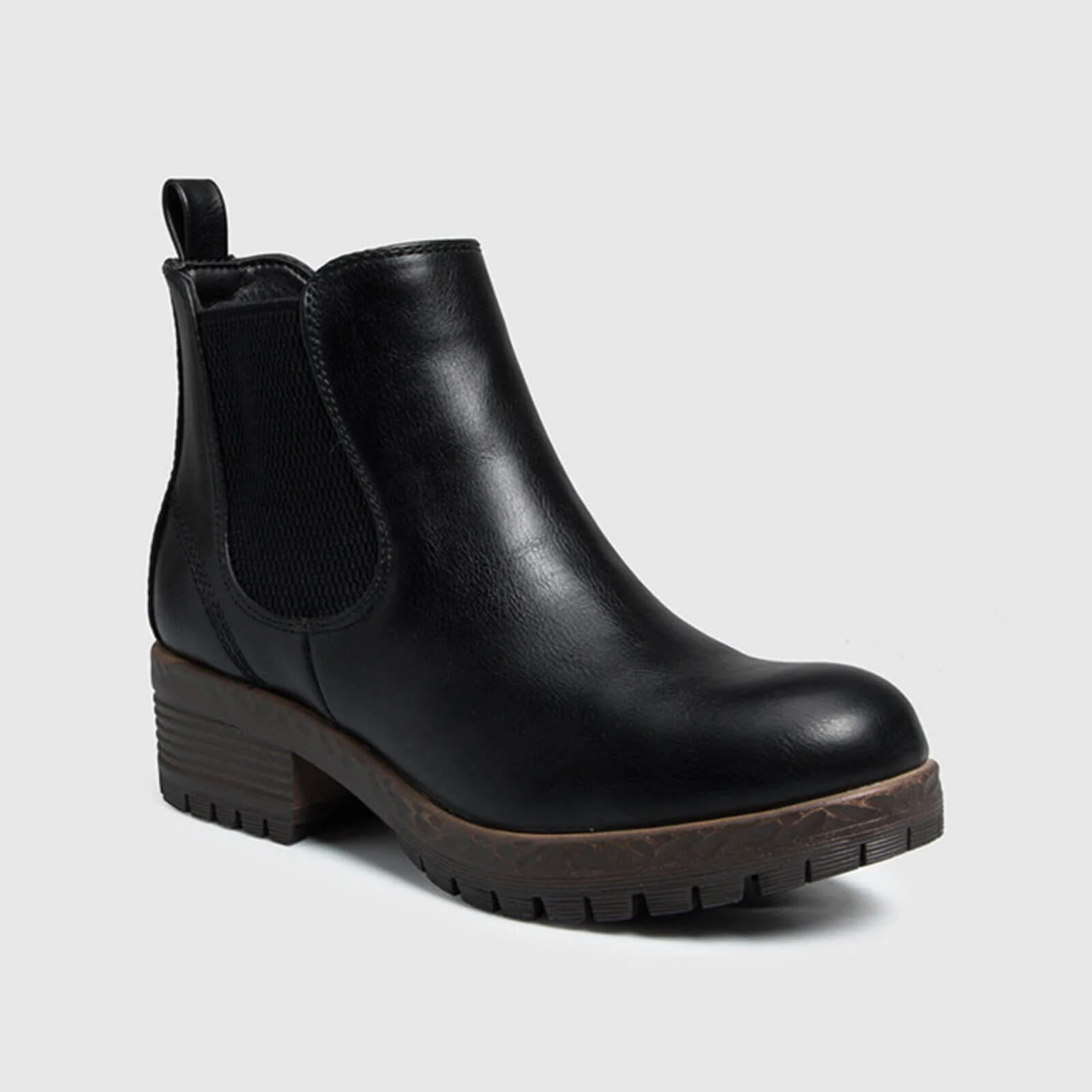 Low Heel Vintage Style Chelsea Ankle Booties - Image 36