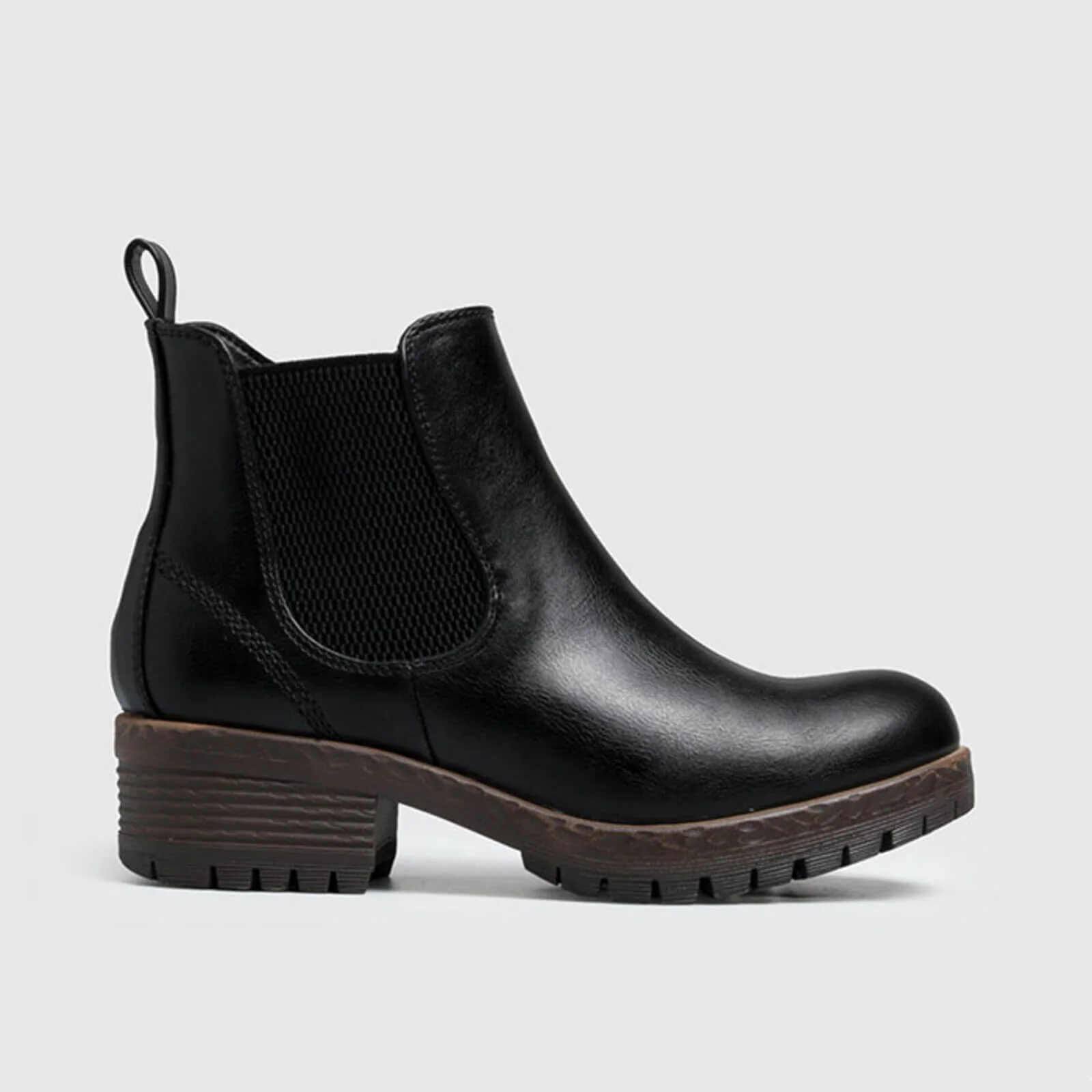 Low Heel Vintage Style Chelsea Ankle Booties - Image 37
